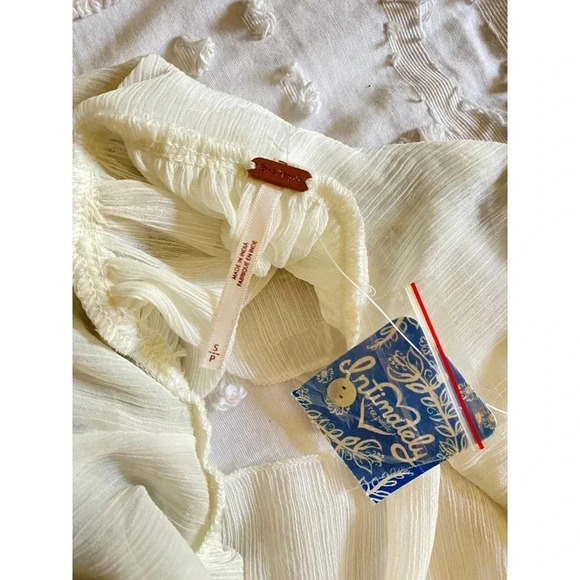 Free People Top Women’s Small Camille Embroidered Tank - Picture 5 of 8